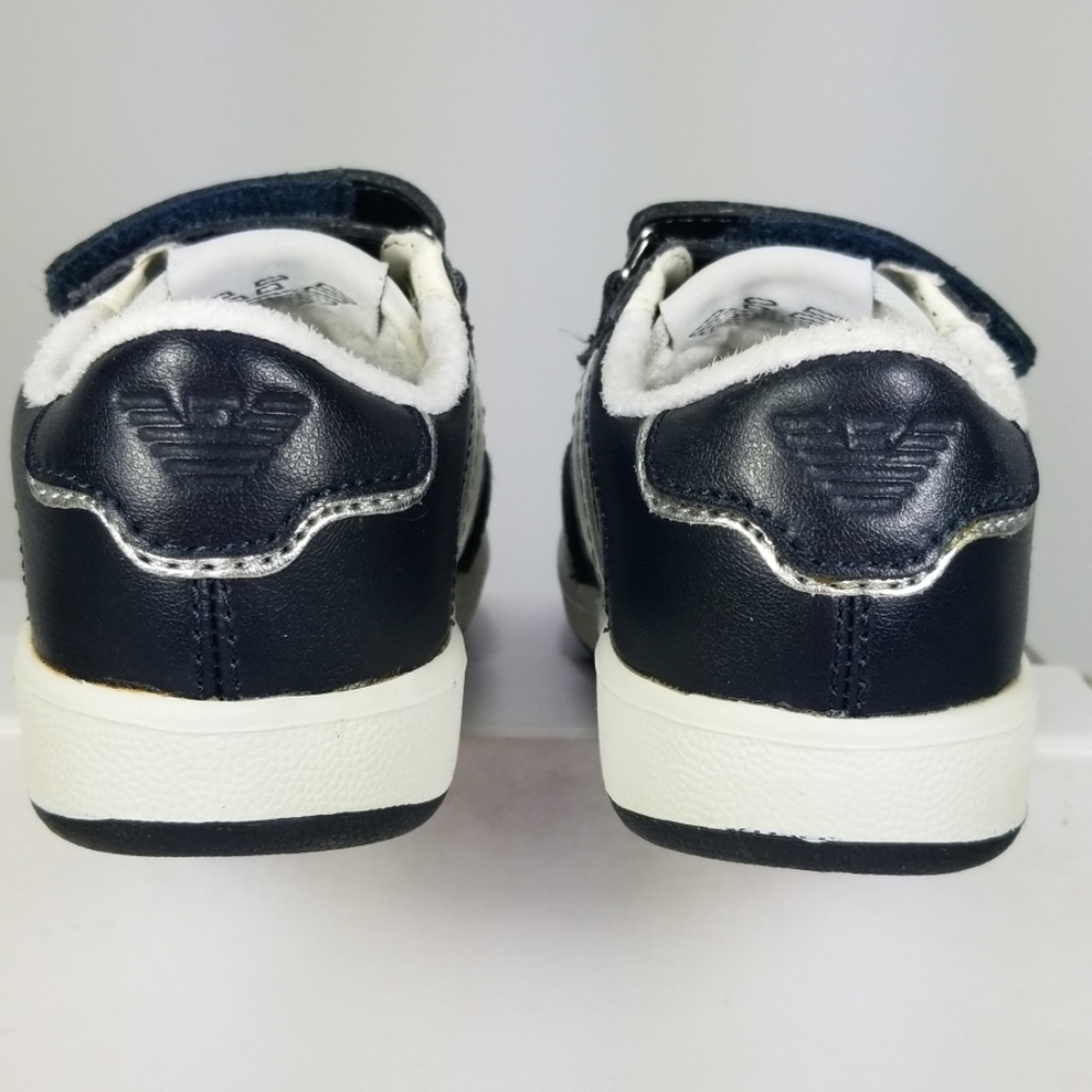 Armani Junior Marine Blue Boy's Sneakers - Picture 3 of 8